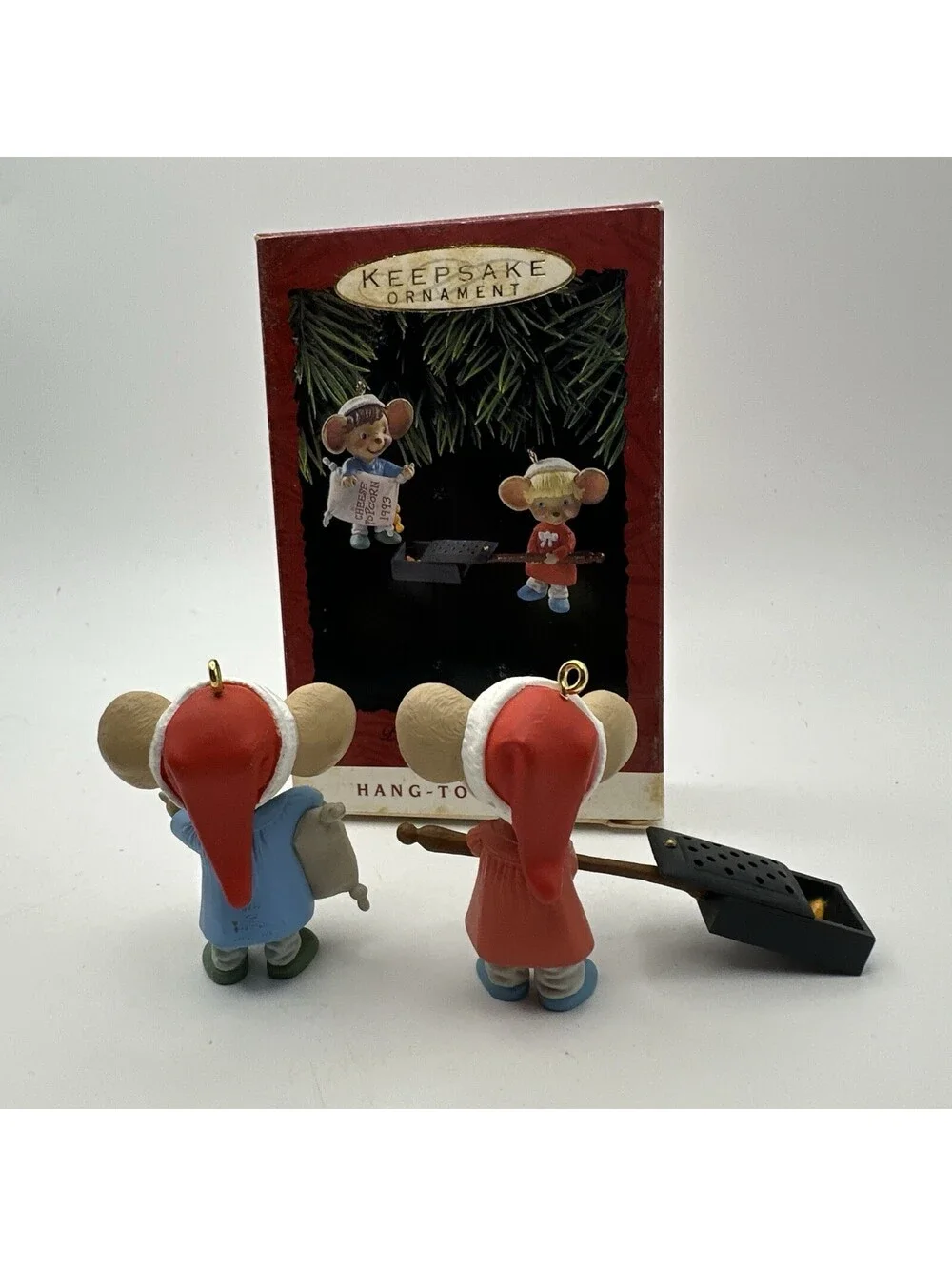 POPPING GOOD TIMES Hallmark Keepsake Christmas Ornament 1993 Mice Pop Corn